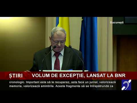 Volum de excepție, lansat la BNR