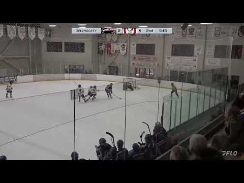 #18 Mattias Schoffner walking through 4 players using his speed, acceleration and slick hands for a shot on goal