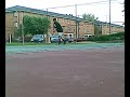 me serving at wimbledon!