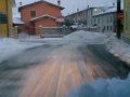 Il Giga affronta senza paura le strade innevate