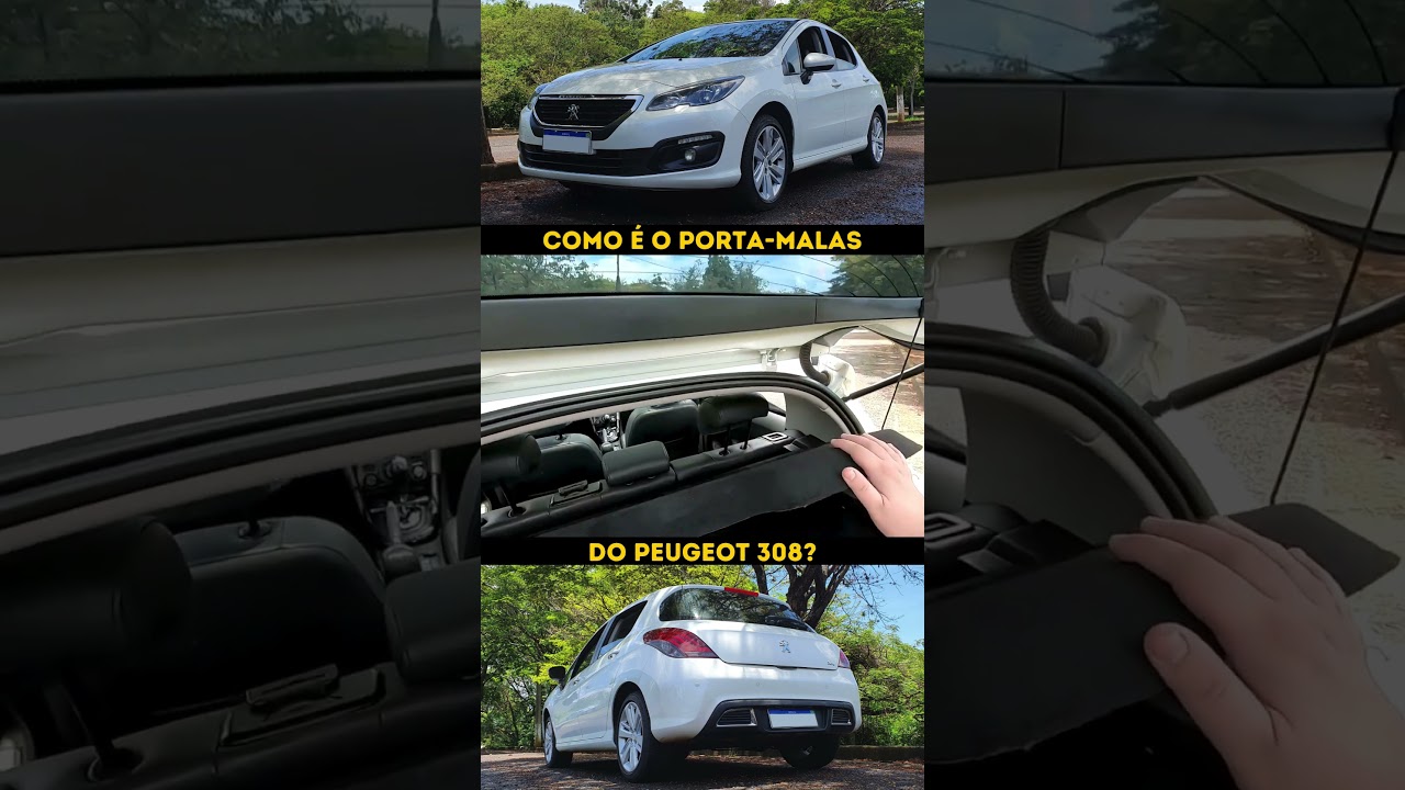 Como é o porta-malas do Peugeot 308?