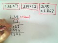 Arithmetic Basics: Multiplying Decimals