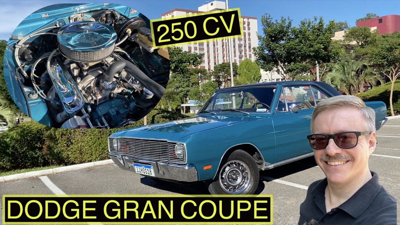 DODGE GRAN COUPE: Garboso faz sucesso na capital paranaense com 250 cv
