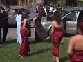 Flower girl soccer/football trick & bridal party game in University of Toronto campus, Canada