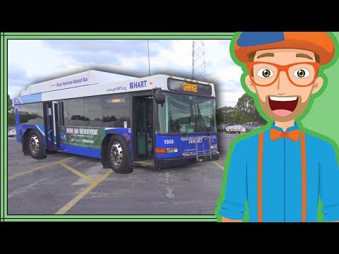 Blippi 14. Bus Videos for children Thumbnail
