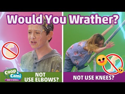 Not Use Knees or Not Use Elbows? | Coop & Cami Ask the World | Disney Channel