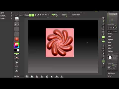 how to apply displacement map in zbrush