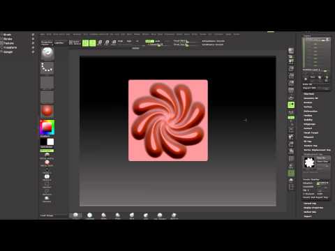 how to apply displacement map in zbrush