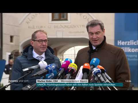 Statements von Alexander Dobrindt und Markus Söder ...