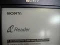 Sony eBook Reader at Penn Station Borders