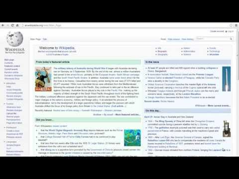 how to create wikipedia page