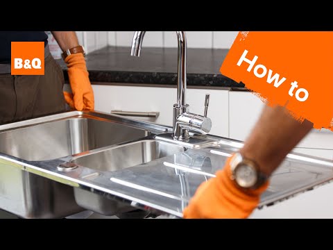 how to change a kitchen sink