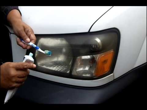 how to remove oxidation from headlights