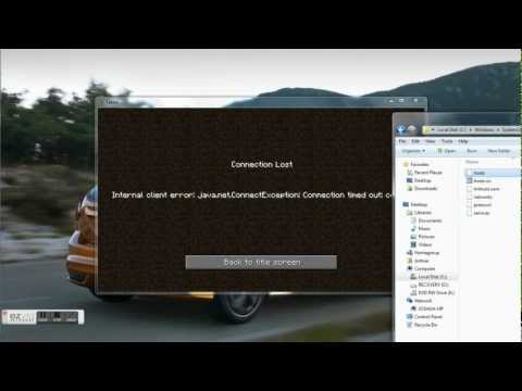 how to fix java.io.ioexception on minecraft