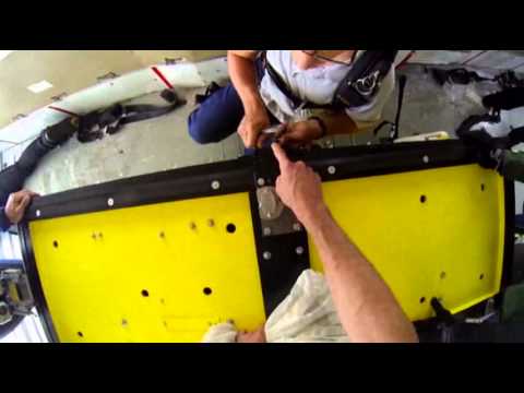 sky dive - A daredevil landed safely after freeing himself from chains, cuffs, and a locked coffin during a skydive. Anthony Martin parachuted into a field in northern ...