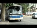 Buses in central station, Pécs.