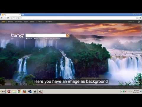 how to remove bing as homepage