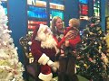 Wendy and Nora with Santa