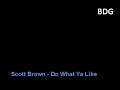 Scott Brown - Do What Ya Like (Rezerection Anthem)