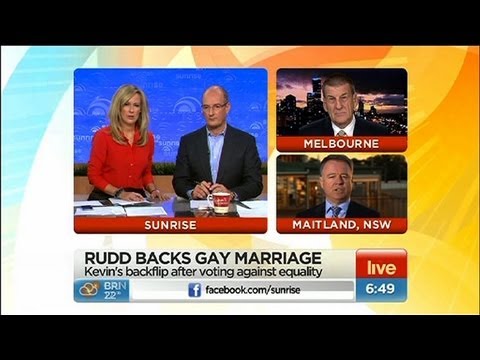 Rudd backs gay marriage