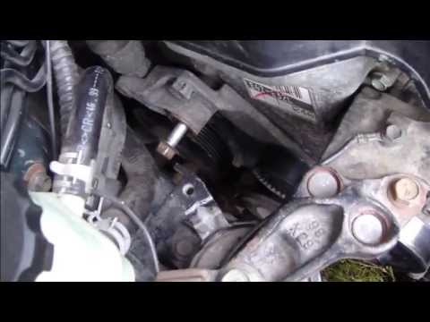 How to replace tensioner. Drive belt or serpentine belt. Toyota Corolla VVTi. Years 2000-2007