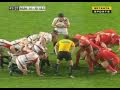 Alan Quinlan tries his hand at being Neil Back