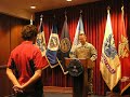 Joe's swear-In ceremony at the MEPS station for the Navy