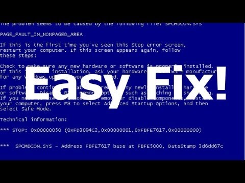 how to recover blue screen error