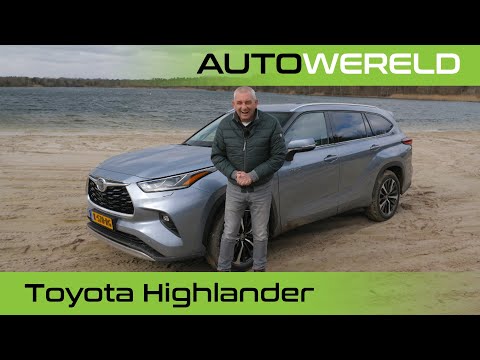 toyota highlander 2021 review met allard kalff  rtl autowereld test
