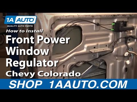 How To Install Replace Front Power Window Regulator w/ Motor Chevy Colorado 04-12 1AAuto.com