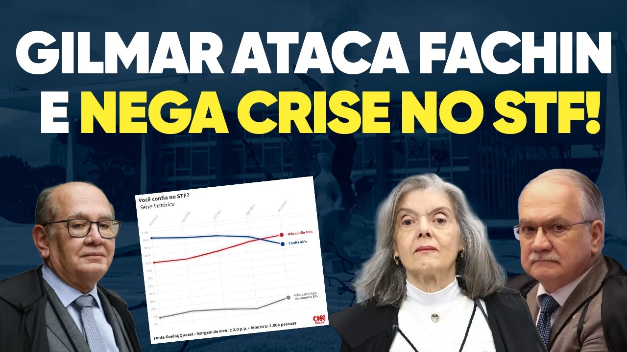 Gilmar ATACA os próprios colegas e NEGA crise no STF!