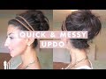 Quick & Messy Bun / Up-Do