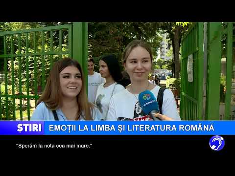 Emoții la Limba română