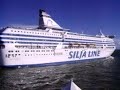 Huge cruise ship passing a very narrow gap Huge cruise ship passing a very narrow gap