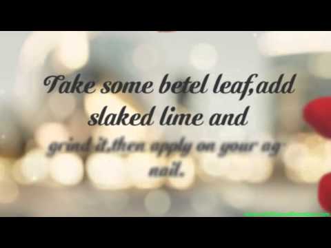 how to cure hangnail