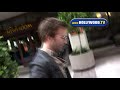 Breckin Meyer Leaves Newsroom Restaurant