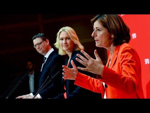 SPD: Dreyer, Schwesig und Schäfer-Gümbel als Dreier-S ...