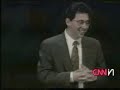 Windows 98 crashes live on CNN