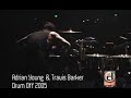 travis barker   adrian young at guitar centers drum off 05