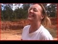 Blonde Girl Shooting Wasp & A Very Cool Spinning Steel Target!
