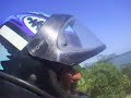 Ednalva Souza e esposo em Sobradinho descendo o monte de moto