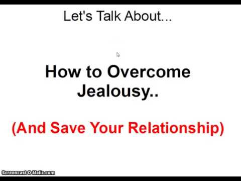 how to relieve jealousy