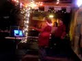 Drunk woman Karaoke