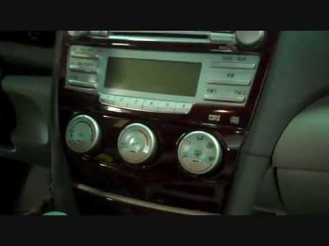Toyota Camry Car Stereo and CD Player Removal 2007-2011