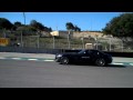 Bernd Maylander in an SLS AMG at world-famous Mazda Raceway Laguna Seca