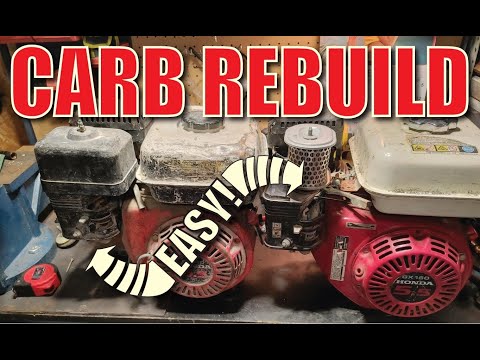 how to rebuild a honda gx390 carburetor