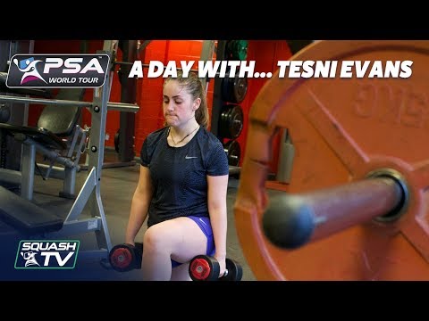 Squash: A Day With... Tesni Evans
