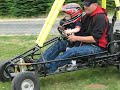 Uncle Jason & Jacob riding the Go Kart
