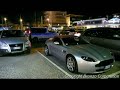 Silver Aston Martin Vantage Roadster Start Up