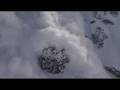 AVALANCHE ON THE BEC DES ROSSES VERBIER SWITZERLAND